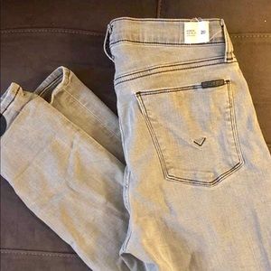 Hudson women’s gray skinny jeans size 28